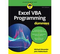 Excel VBA Programming For Dummies 5th Edition