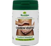 Exceldiet Pharma Charbon Végétal Confort intestinal 60 Gélules
