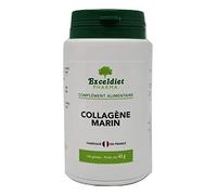 Exceldiet Pharma | Collagène Marin Anti-Âge - 120 Gélules (Cure 1 Mois) - Peau, Rides, Articulations - Formule Booster Vitamine C, E & Sélénium - Hydrolysé - Made in France