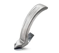 Excell Arrache-agrafes de carton en aluminium, gris | Poignée ergonomique, pour grosses agrafes de cartons en entrepôt et magasin
