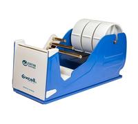 Excell Deluxe EX-3372 Distributeur de ruban adhésif de bureau en métal avec barres séparatrices en métal à plusieurs niveaux, 7,6 cm de large, noyau de 7,6 cm