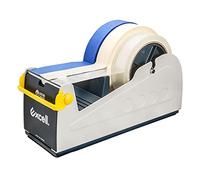 Excell Dévidoir de ruban adhésif de bureau en acier robuste (7,6 cm de large) avec couvercle de lame de sécurité, distributeur de bureau pour bureau, magasin et entrepôt