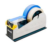 Excell Dévidoir de ruban adhésif de bureau en acier robuste avec couvercle de lame de sécurité (50,8mm) Distributeur de bureau pour bureau, magasin de détail et emballage d'entrepôt