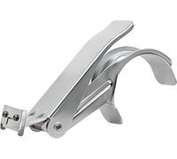 Excell ET-16606 Dévidoir de ruban à filament pour rouleaux de ruban adhésif de 2,5 cm de large ; diamètre du noyau de 7,6 cm ; construction en acier chromé ; fonctionnement à une main ; diamètre