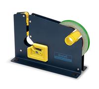 Excell EZ-CUT Scelleuse de Sacs avec Lame de Coupe-Bordure en Métal Distributeur Manuel de Ruban Adhésif de 12mm pour Emballage Alimentaire Fruits et Pain Inclus 1 Rouleau Mandrin 77mm