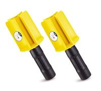 Excell Lot de 2 Distributeurs de Film Étirable Manuels avec Frein et Protection des Mains Dévidoirs Légers pour Palette et Entrepôt Mandrin Standard 76mm