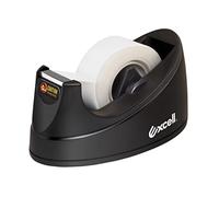 Excell Mini distributeur de ruban adhésif de bureau (noyau de 25 mm) avec base antidérapante, distributeur de ruban adhésif pour la maison, le bureau et l'emballage de magasins de cadeaux - 1 paquet