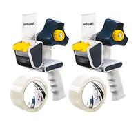 Excell Safeguard distributeur de ruban adhésif d'emballage, pistolet à ruban robuste de 2 pouces de large pour l'emballage, scellage de boîtes, scellage de cartons-paquet de 2 (2)