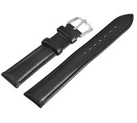Excellanc - Bracelet de montre de rechange en cuir avec coutures décoratives, largeur 12-26 mm, Stegbreite: 12 mm, Cuir