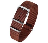 Excellanc Bracelet de montre de rechange en textile - Boucle ardillon - Largeur : 14 à 22 mm, Stegbreite: 14 mm, textile