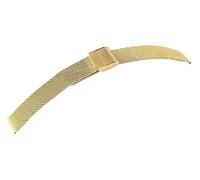 Excellanc Bracelet de Montre Milanaise en Acier Inoxydable 10 mm Doré
