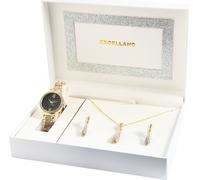 Excellanc Coffret cadeau avec montre femme, collier et boucles d'oreilles