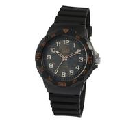 Excellanc Montre pour enfant avec bracelet en silicone, 10 bar, noir/noir 2