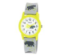 Excellanc Montre pour enfant garçon et fille - Analogique - Étanche - Montre pour enfant à partir de 3 ans (tracteur, dinosaure, etc.), gris