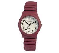 Excellanc Montre pour femme en acier inoxydable violet, d'une longueur de 19 cm, design classique pour toutes les femmes