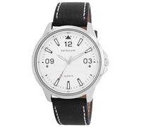Excellanc Montre pour homme en cuir synthétique, d'une longueur de 25,5 cm, design classique pour tous les hommes, Noir