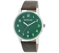 Excellanc Montre pour homme en cuir synthétique, d'une longueur de 26 cm, design classique pour tous les hommes, gris