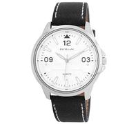 Excellanc Montre pour homme en cuir synthétique noir, d'une longueur de 25,5 cm, design classique pour tous les hommes