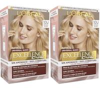 Excellence Creme Universal Nudes Tinte 10U-Lightest Blonde (Lot de 2)