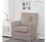 Excellence Housse EKTORP JENNYLUND Fauteuil (Dark Beige A02)