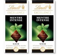 EXCELLENCE NOIR MENTHE INTENSE Tablette 100 g (Lot de 2)