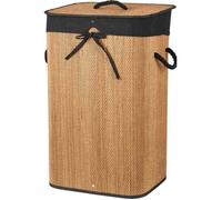 EXCELLENT ARTICLES MENAGER Panier à linge en bambou 40x30x60 cm brun/noir KO-KR9000070