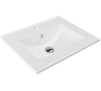 Excellent As lavabo 61x46.5 cm rectangulaire de meuble-encastrée blanc CEEX.3617.600.WH
