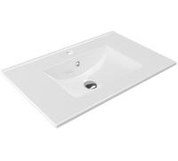 Excellent As lavabo 81x46.5 cm rectangulaire de meuble-encastrée blanc CEEX.3617.800.WH