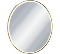 Excellent Corido miroir 100x100 cm circulaire avec éclairage oui doré DOEX.CO100.GB