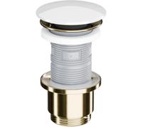 Excellent Design bonde de lavabo blanc-doré ARIN.1485.K.01.WHGL