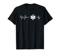 Excellent design de battements de cœur EMT ambulance d'urgence ambulance ambulance ambulance ambulancière T-Shirt
