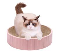 Excellent design : The Cat Scratch Pad is also a cat bed. Because the middle of it is slightly concave. Satisfies the cat's habit of curling up to sleep.