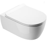 Excellent Doto cuvette wc avec abattant à descente lente suspendue oui oui blanc brillant CEEX.1403.545.WH