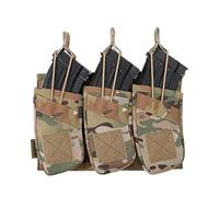 Excellent Elite EPANKER Simple/Double/Triple Top Molle Mag Magazine AK47 AK74 AR - 15 Pmags Magazine AK Magazine(Triple Multicam )