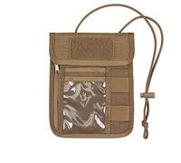 EXCELLENT ELITE SPANKER Étui de Protection pour Organisateur de Passeport pour Portefeuille de Voyage sécurisé avec Blocage RFID(Coyote Marron)