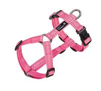 EXCELLENT ELITE SPANKER Harnais pour Chien en Nylon réfléchissant Harnais en Forme de L Ajustable pour Les Petites, Moyennes et Grandes Races de Chiens, pour la Promenade et Le Dressage(PIK-S)