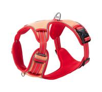EXCELLENT ELITE SPANKER Harnais réfléchissant en Nylon pour Animaux de Compagnie, Ajustable, Souple et rembourré, pour Petits, Moyens et Grands Chiens.(ORG-M)