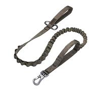 EXCELLENT ELITE SPANKER Laisse élastique Tactique pour Chien Laisse Militaire pour Chien Corde élastique à déclenchement Rapide avec 2 poignées de contrôle(RGN)