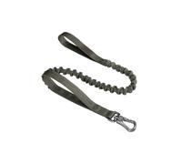 EXCELLENT ELITE SPANKER Militaire Nylon Cordon élastique Laisse pour Chien | Courte Très résistante Laisse pour chien 2 poignées de contrôle pour chiens de petite et moyenne taille Dressage et promenade