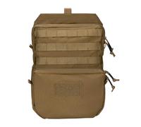 EXCELLENT ELITE SPANKER Pack d'hydratation Tactique Molle pour Accessoire de Gilet Molle pour vessie d'eau d'hydratation 3L(Coyote Marron)