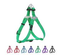 EXCELLENT ELITE SPANKER Pas dans Le Harnais de Chien Réglable Ne Pas Tirer Harnais de Chiot pour Les Petits Moyens Grands Chiens de Formation Walking de Harnais pour Animaux de Compagnie(GRN-L)