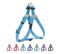 EXCELLENT ELITE SPANKER Pas dans Le Harnais de Chien Réglable Ne Pas Tirer Harnais de Chiot pour Les Petits Moyens Grands Chiens de Formation Walking de Harnais pour Animaux de Compagnie(LBLU-L)