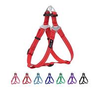 EXCELLENT ELITE SPANKER Pas dans Le Harnais de Chien Réglable Ne Pas Tirer Harnais de Chiot pour Les Petits Moyens Grands Chiens de Formation Walking de Harnais pour Animaux de Compagnie(Red-M