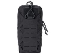 EXCELLENT ELITE SPANKER Pochettes Molle Tactiques Découpées au Laser Sac de Taille Utilitaire Sac EDC Compact, Pochette Utilitaire Militaire(BLK)