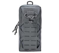 EXCELLENT ELITE SPANKER Pochettes Molle Tactiques Découpées au Laser Sac de Taille Utilitaire Sac EDC Compact, Pochette Utilitaire Militaire(GRY)