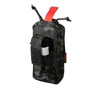 EXCELLENT ELITE SPANKER Sac de premiers secours Molle Petite pochette tactique IFAK Pochette médicale pour garrot Pochette de survie militaire (Camouflage Noir)