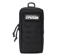 EXCELLENT ELITE SPANKER Sacoche en Nylon Molle avec Design Laser Coupé EDC Petite Poche Utilitaire Pochette Organisatrice Tactique Compacte (Noir)