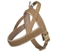 EXCELLENT ELITE SPANKER Simple Nylon sans Traction Rembourré Chien Harnais | Tactique Militaire De service Réglable Harnais avec poignée de contrôle pour petits moyens grands chiens Promenade Dressage