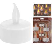 Excellent Houseware Bougies chauffe-plat LED - Lot de 4