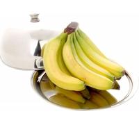Excellent Houseware Cloche à aliments avec assiette Acier inoxydable